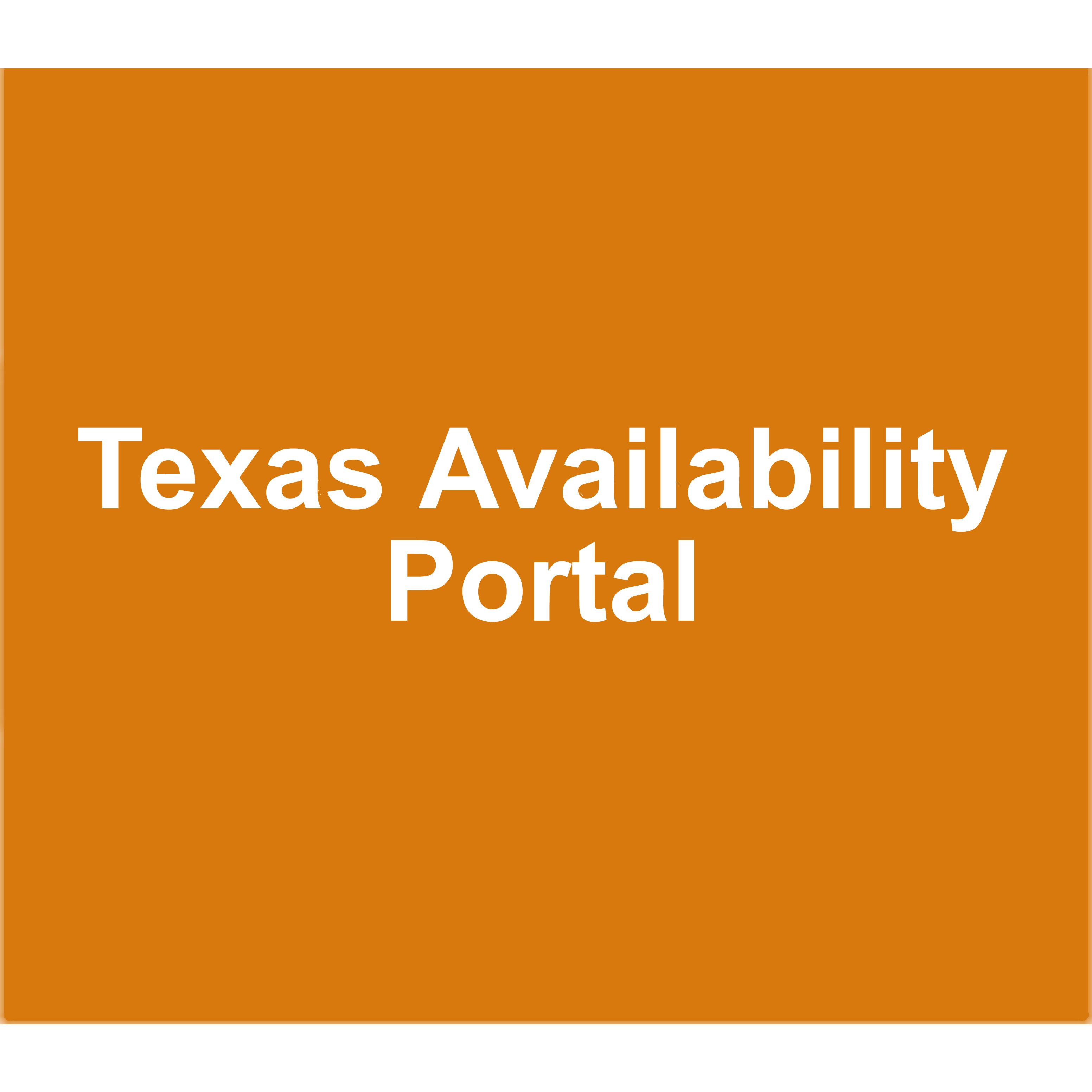 Texas Availiability Portal