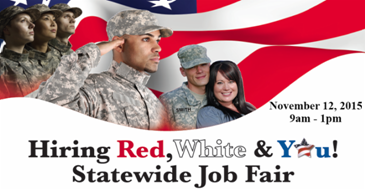 2015 Hiring Red, White & You! Career Fair at Minute Maid Park from 9:00am - 1:00pm.